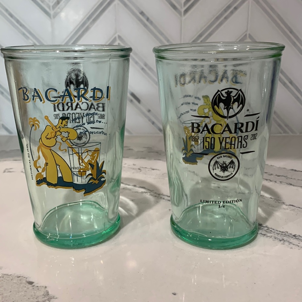 Bacardi 150 Yrs limited edition glass